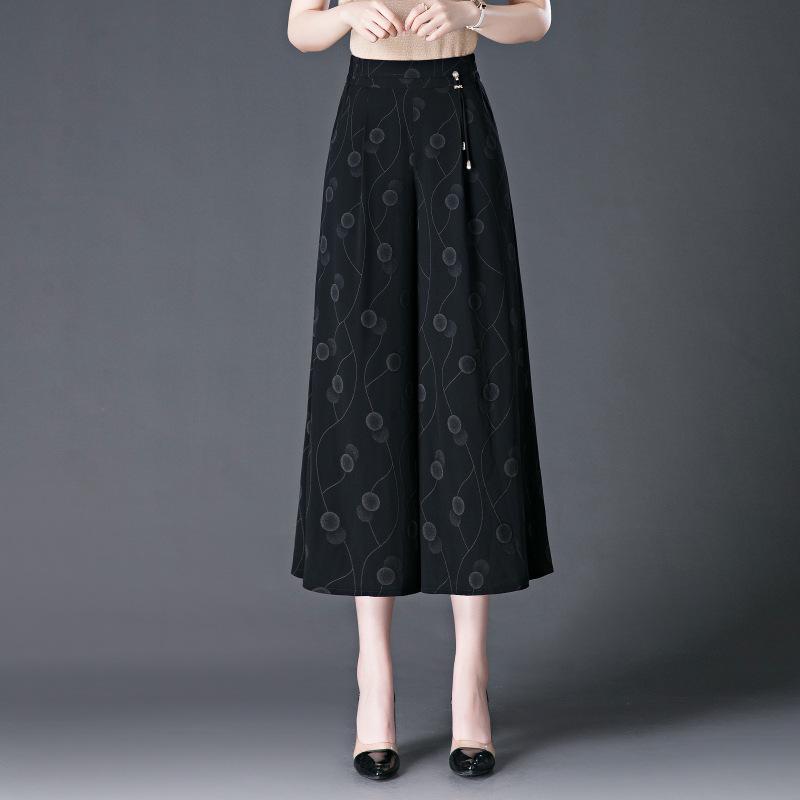 Women's Summer High Waist Wide Leg Culottes - Lightweight, Cool, and Casual