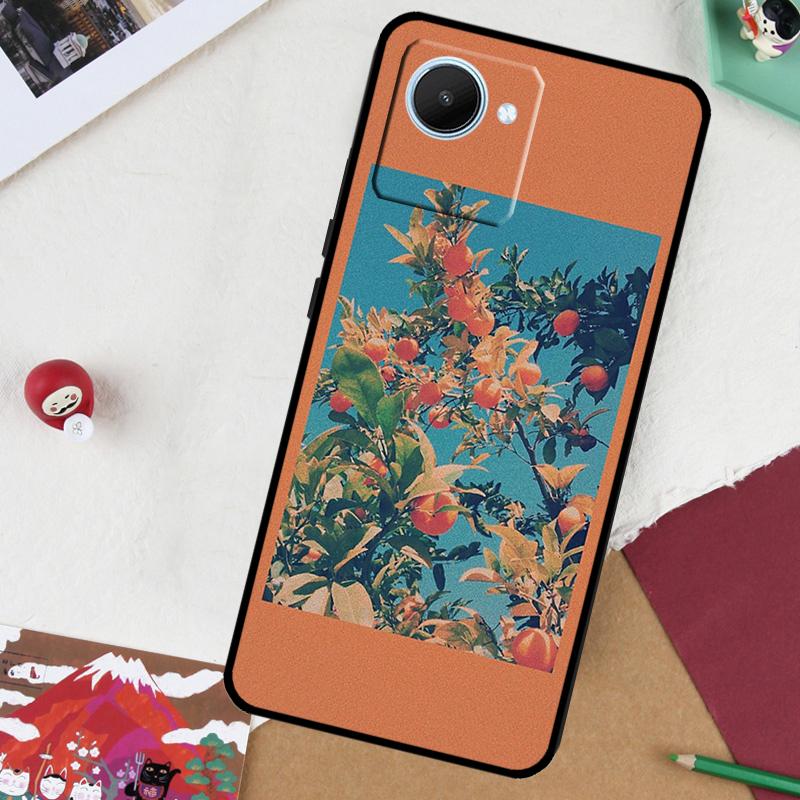 

Pink Peaches Aesthetic For Realme 14 Pro Plus 13 10 11 12 GT 6 5 6T GT7 Pro C61 C55 C53 C51 C21Y C25S C67 C75 Case Realme C33