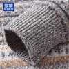 ROMON Men's Heavyweight 100% Wool Jacquard Sweater