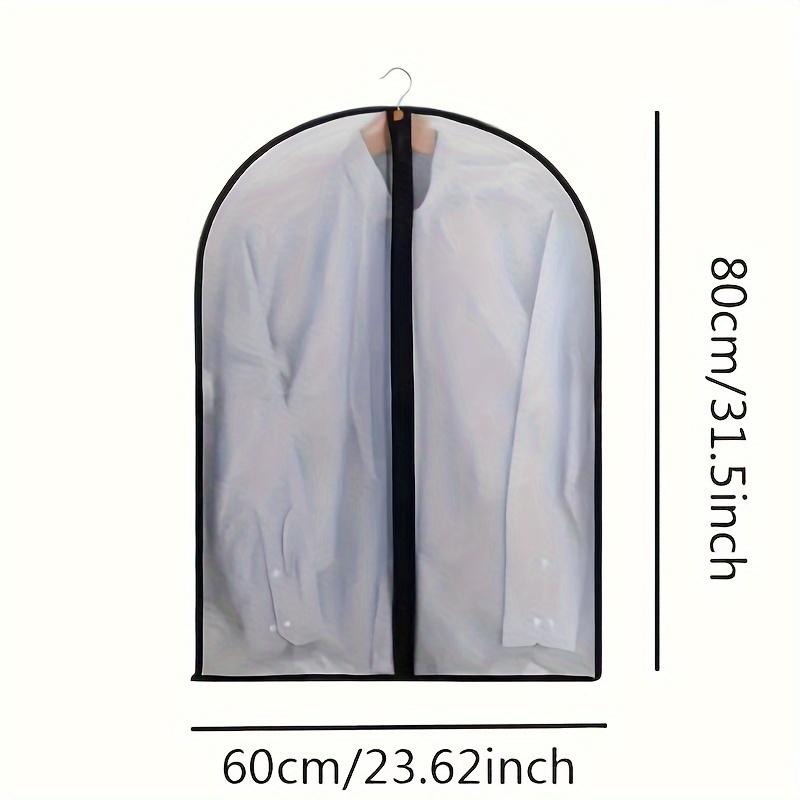 Transparent Hanging Garment Bag, Suit Dress Dust Cover, Clothes Storage Protector