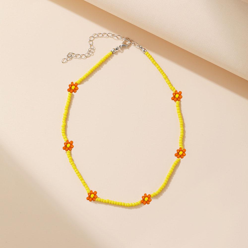 Exquisite Korean & Japanese Style Women's Beaded Necklace