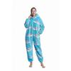 Damen Fleece Tier Onesie Pyjama für Erwachsene, Halloween Cosplay Outfit