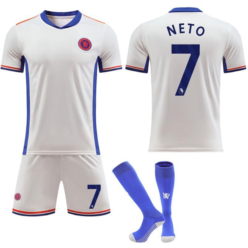 2425 Chelsea Away Football Jersey Kit No. 20 Palmer 8 Enzo 19 Sancho Sportswear Adult