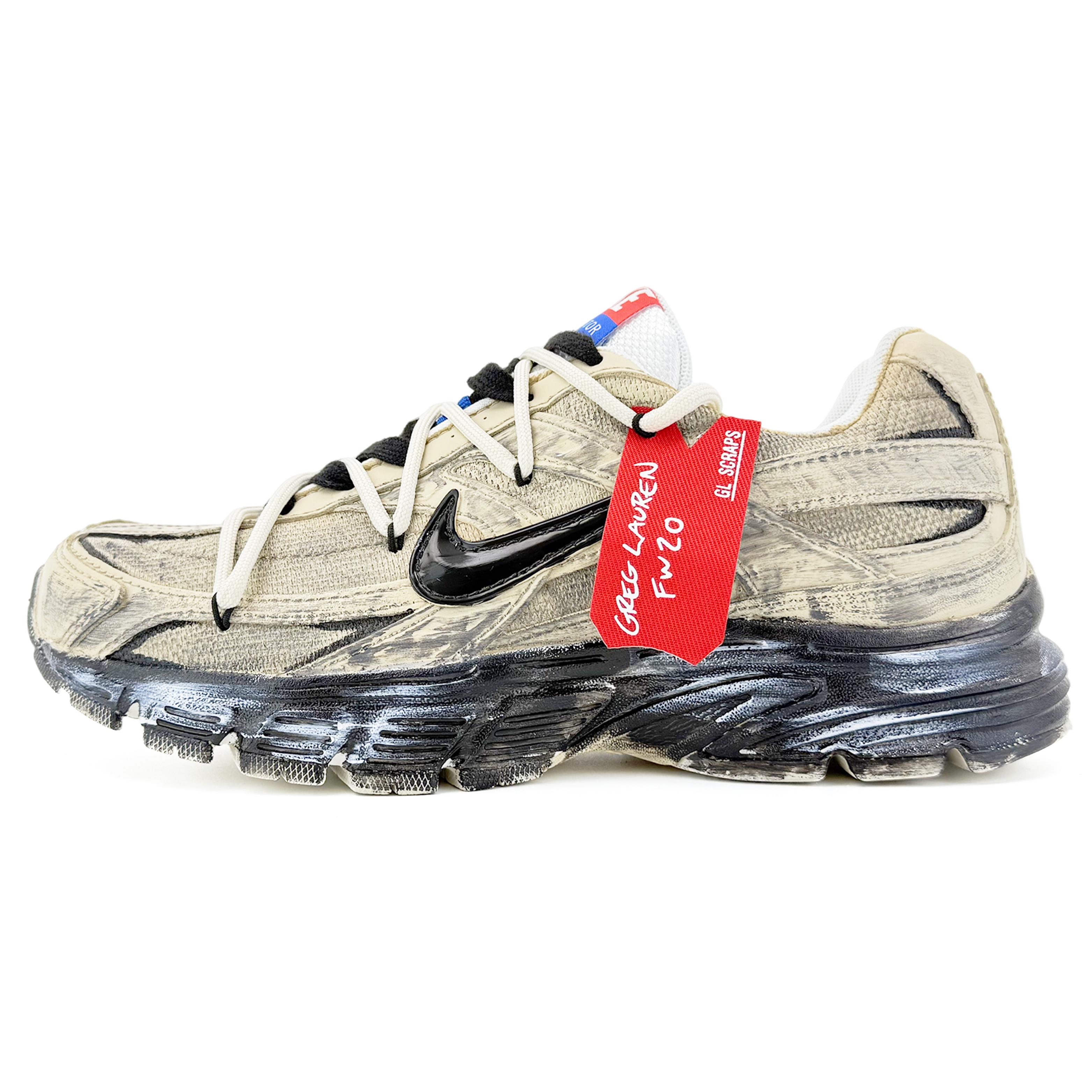 

Nike Initiator Cushioning Abrasion Resistant Cushioning, Wear Resistant Low top Running Shoes Unisex Beige Black HQ1183-141(Team45--) 36