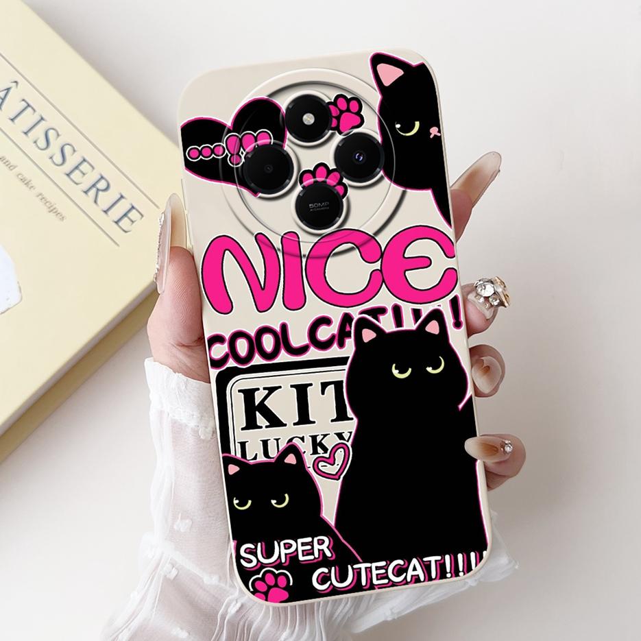 For Xiaomi Redmi 14C Case PocoC75 Cute Panda Cartoon Cover Soft TPU Phone Case For Xiaomi Poco C75 C 75 Redmi14C Back Cover Bags