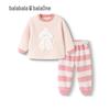 Balabala Kids' 2025 Winter Half-Velvet Pajama Set