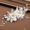 Silk Flower Hair Comb for Elegant Updos and Half-Up Styles Durable Hand-made Design for Weddings Parties Daily Use