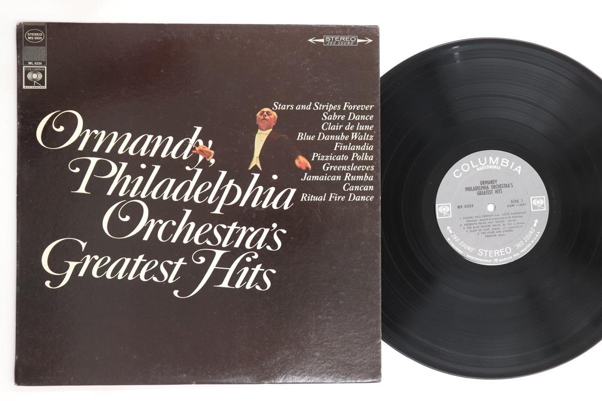 

LP Record EUGENE ORMANDY, THE PHILADELPHIA OR - Ormandy Philadelphia Orchestra s Gr ML6334 COLUMBIA 1966 US Classical Used