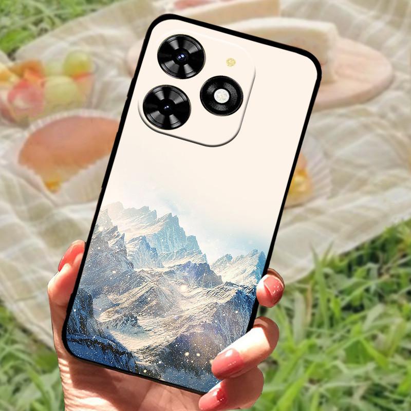 For Tecno Spark 20 20C Case Cover Silicone Soft Marble Black Bumper Funda Coque for Tecno Spark 20 Pro Protective Shells Spark20
