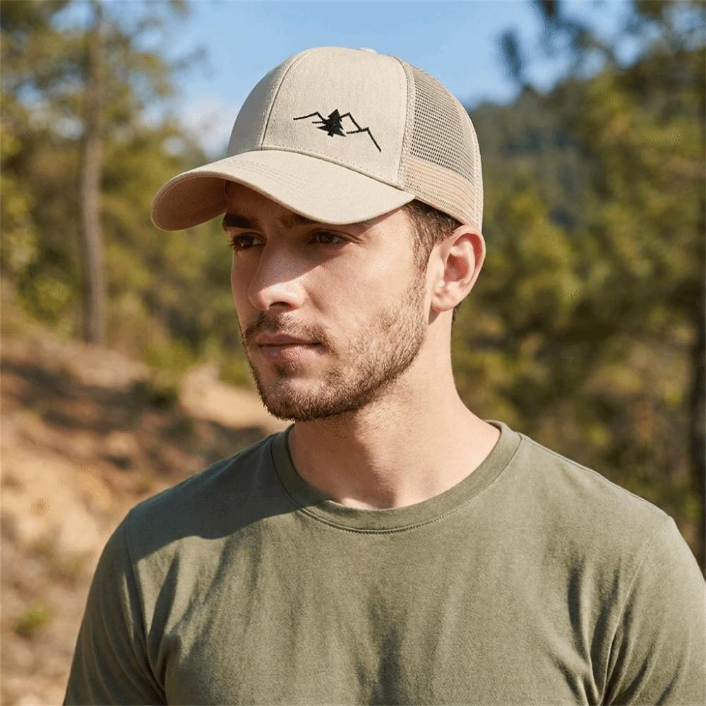 Atmungsaktive schnelltrocknende Baseballkappe Verstellbare Snapback-Mütze Kreative Trucker-Mütze Angeln