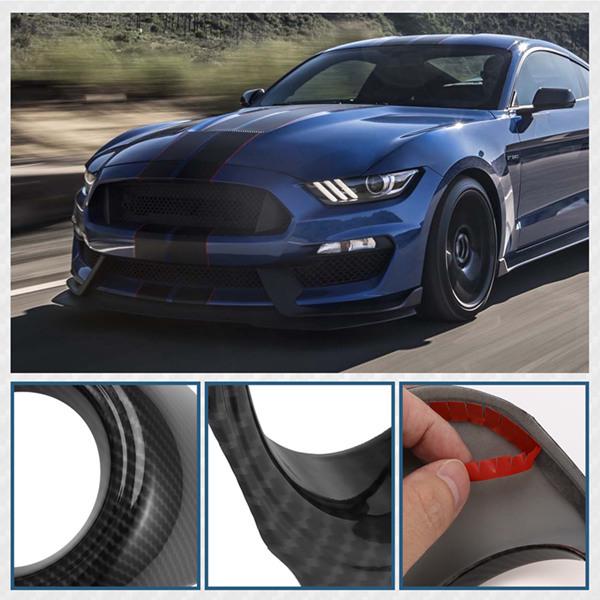Zierringe für Frontnebellichter für 2015-2017 Ford Mustang (1 Paar)