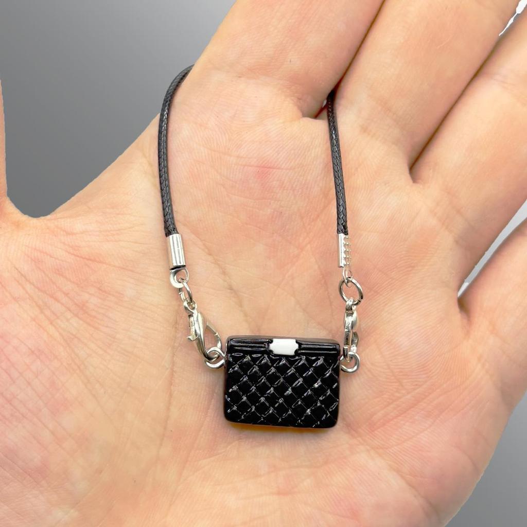 Dollhouse Mini Pendant Cartoon Camera Bow Knot Lanyard Accessory
