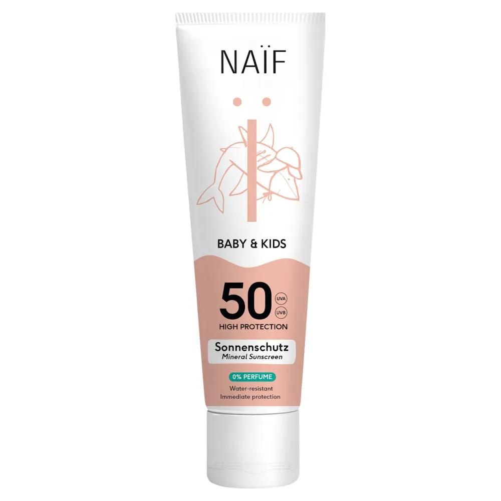 NAIF Baby & Kids Sun Cream SPF50, 100ml