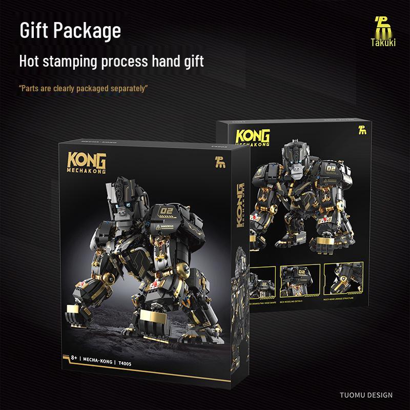 

Tuomu Тяжелая броня Горилла Симуляция Строительные блоки Модель T4005