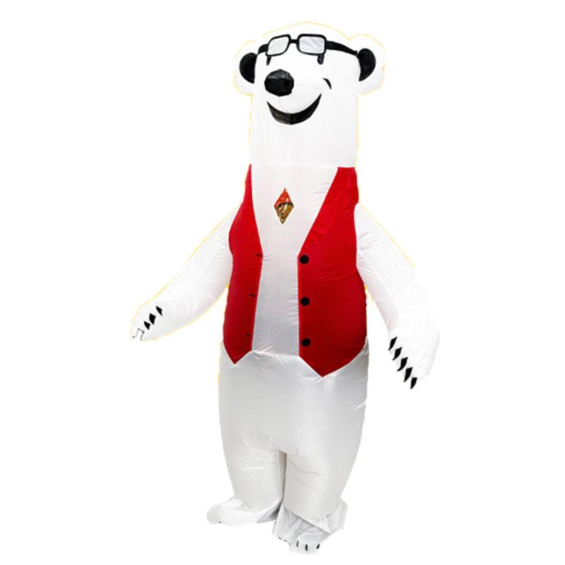 Inflatable Christmas Tree, Snowman, and Reindeer Costume for Festive Parties