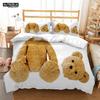 Cute Little Bear Printed Polyester Soft And Comfortable  Comforter Bedding Sets For Children  Complete Size Customizable