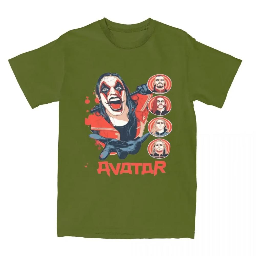 Pánské Dámské Heavy Metalová Kapela Avatar Trička Merch Johannes Eckerstrom Tričko Oblečení Vintage Tričko Novinka
