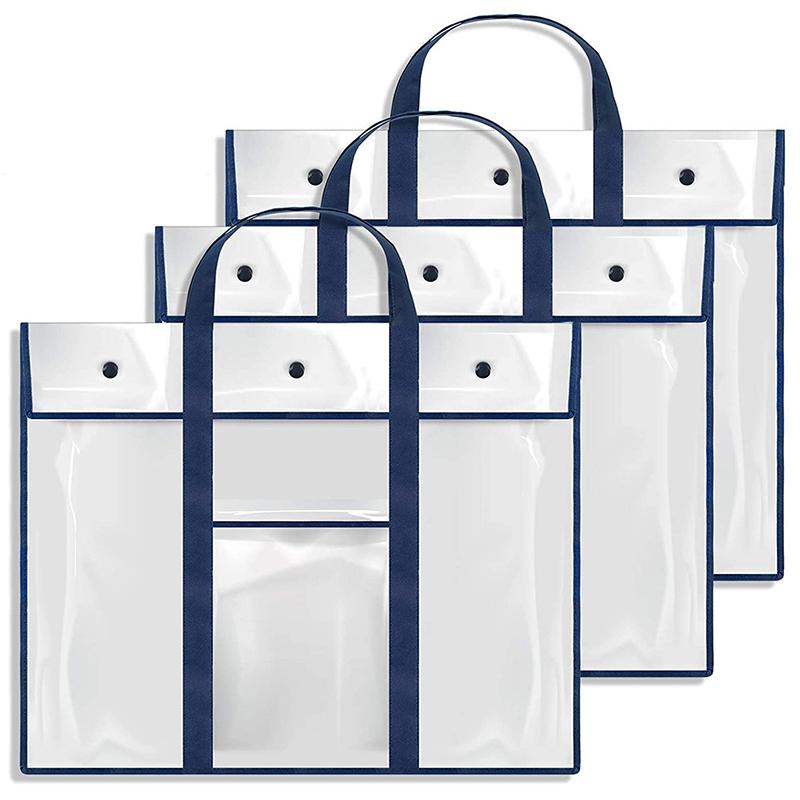 Back Handle Drawing Board Bag Large Poster Storage Bag Large Pvc Transparent Document Storage Bag Works Whiteboard Bag