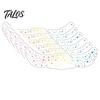Cosmetic Stickers for Music Festivals 6Pcs Holographic Freckle Stickers, Shimmer Temporary Face Tattoos with Waterproof Decals Parties Adhesive, Easy