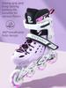 Adjustable Size Hard Shell Ice Skates for Adults and Women, Roller Skates for Boys and Students, Beginner Set for Ice Skating and Roller Skating