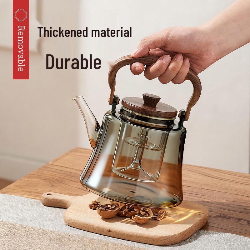 Thickened Glass Tea Brewing Pot