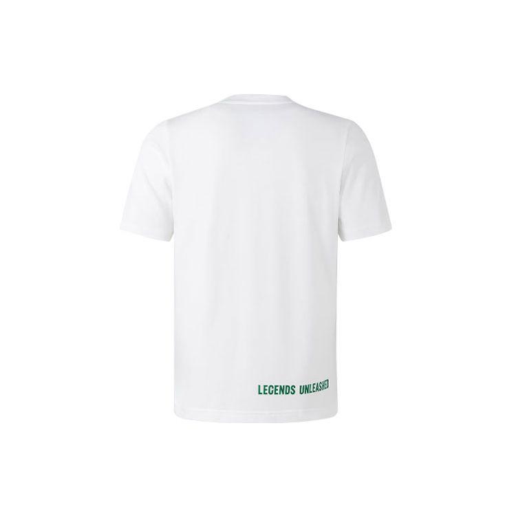 Adidas Damian Lillard Ultimate Warrior Cartoon Print Basketball T-Shirt Men Tops White IS0577