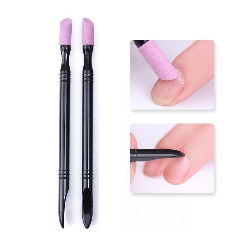 Nail Art Pen Dead Skin Remover Washable Cuticle Pusher Manicure Trimmer Nail Art Tool