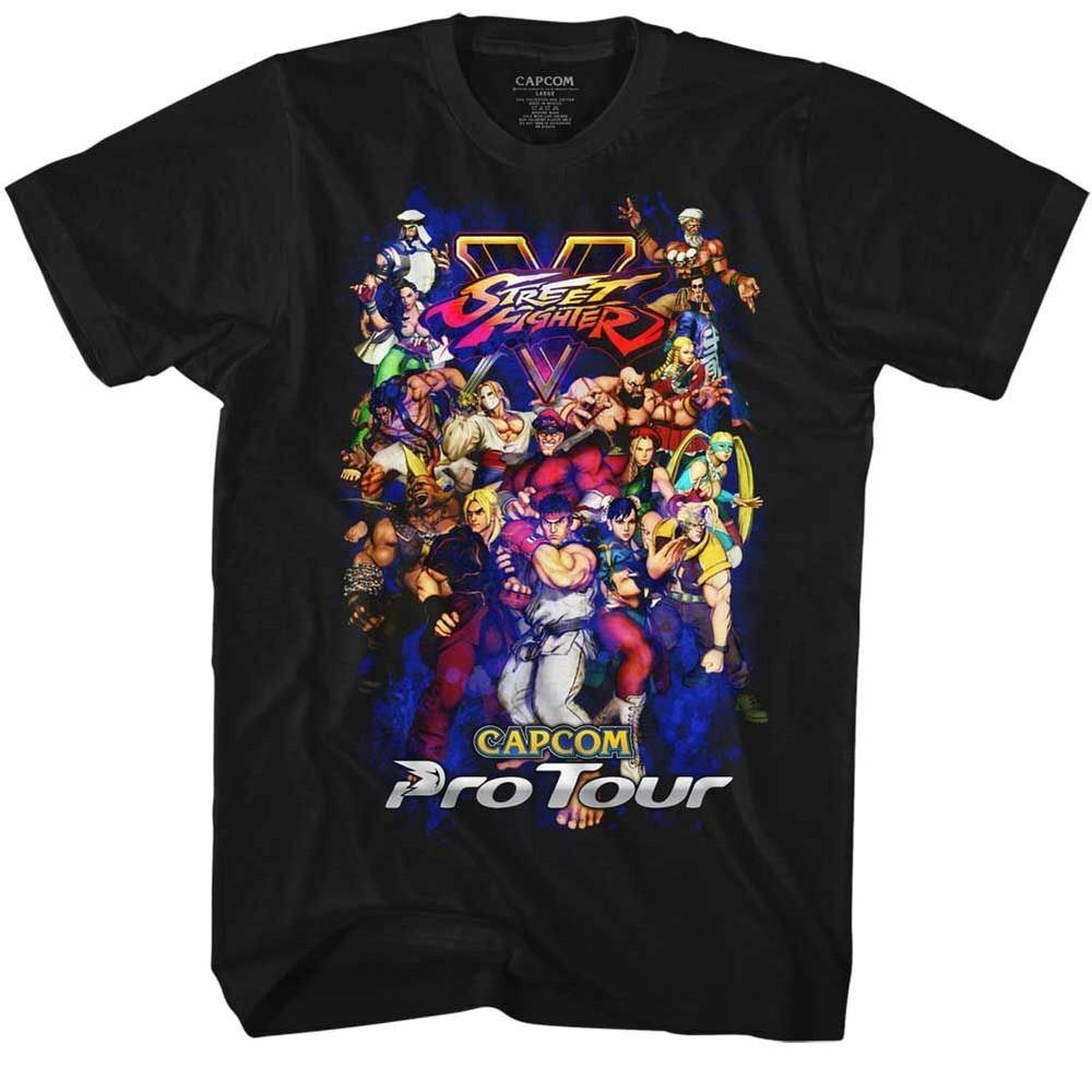 

Street Fighter Pro Tour 2 Black Adult T-Shirt S