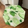 1PC Lime Flower Automatic Open/Close Umbrella with Windproof, 8-Rib Sturdy Canopy, Durable Ribs, Fashionable Design1299A