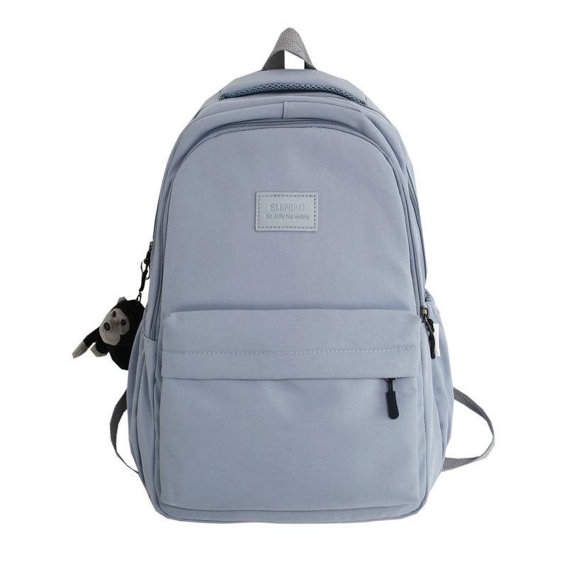 Korean Backpack Campus Style Junior High School High School Student Schoolbag Women Simple Large Capacity Backpack