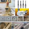 Square Hole Drill Bit Angle Hole Opener Woodworking Drill Bits Set High Speed Steel Hole Saw Cutter Tool