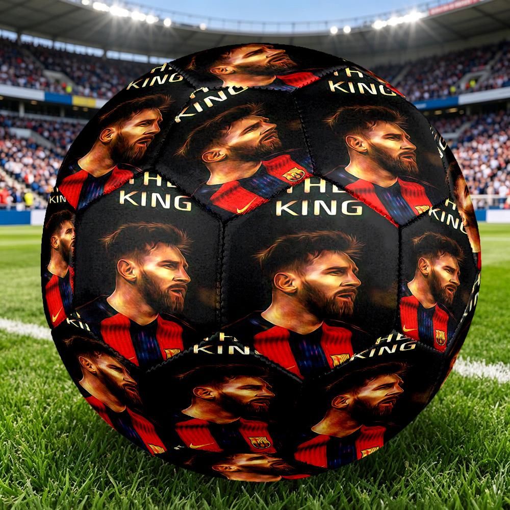 1pc Football Soccer Balls Standard Size 5 Machine-Sports League Outdoor Match Football Training Ball Futbol Voetbal,Resistant Material Y070824