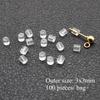 Earrings Screw Backs Anti-Pain Ear Clip Rubber Silicone Earring Back Stoppers for Stud Earrings Ear Plug Blocked Caps DIY Making