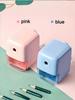 1 Cute Pencil Sharpener, School Stationery, Hand Cranked Pencil Sharpener, Effortless Pencil Sharpener