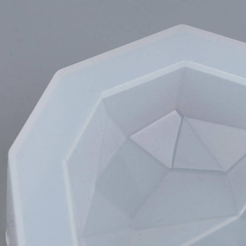 1Pcs 3D Love Heart Design Silicone Cake Mold Diamond Soap Moulds Decorating Tool