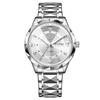 LIGE Top Brand Luxury Men's Watches Waterproof Diamond Luminous Calendar Week Watch For Man Casual Stainless Steel Quartz Watch
