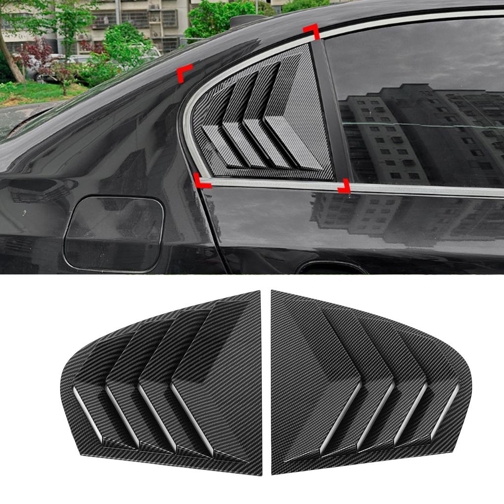 Pár stylových krytů žaluzií zadního bočního okna pro BMW řady 5 E60 2004 až 2010