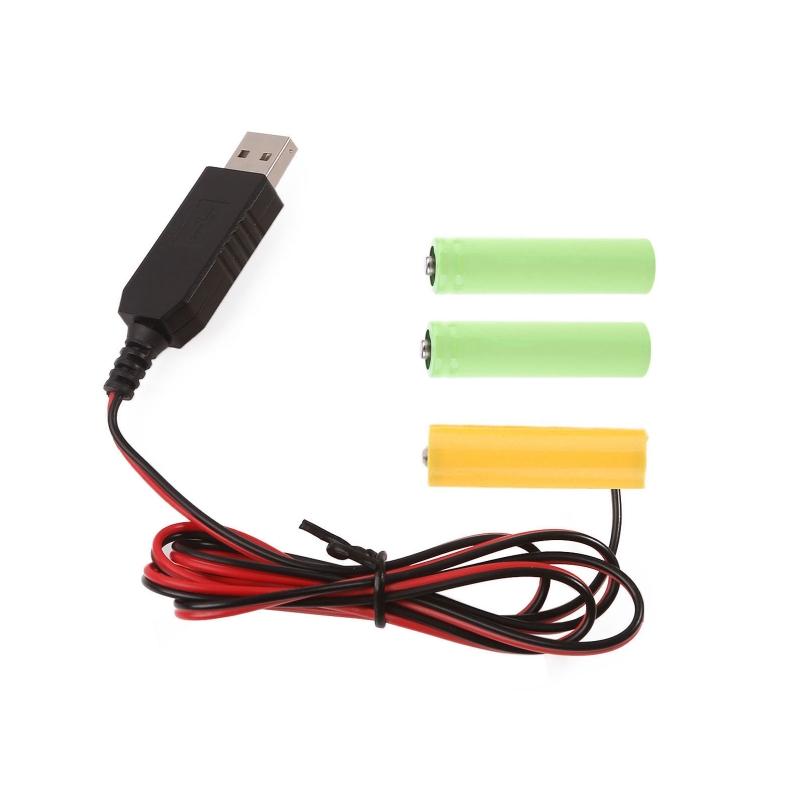 Power Converter USB to 4.5V AA Eliminators Replace 3pc 1.5V AA Batteries
