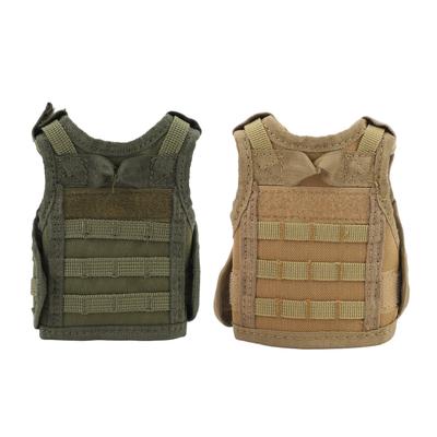 Mini Beer Vest Nylon Beverage Cooler Holder Bottle Sleeve Jacket for Beer Decoration