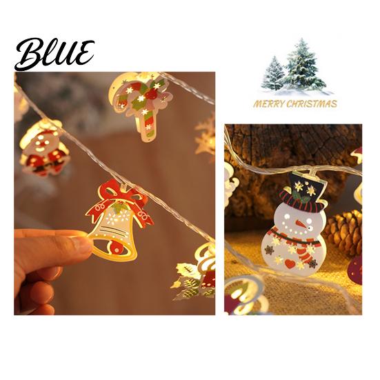 Waterproof Outdoor String Light with LED Xmas Fairy 10/20/40/80 Lights Christmas Warm White Santa Curtain