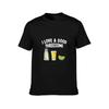 Bartender I Love A Good Threesome Drinking Bartending Barman TShirt Casual All Match Short Sleeve TShirt