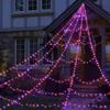 Halloween Spider Web Lighting 5m Length LED Decorative Lights  Garden Decor