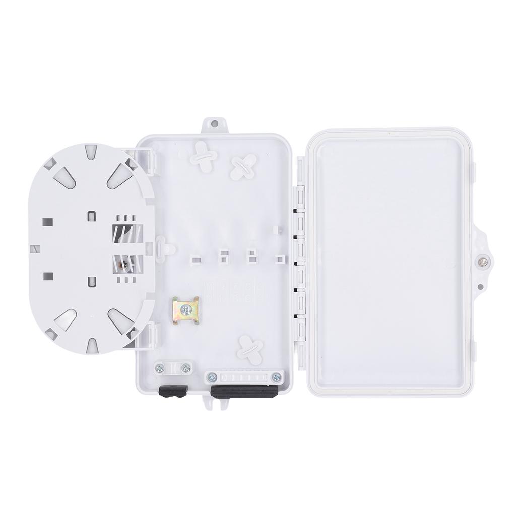 6 Core Fiber Distribution Box Fiber Optic Junction Splitter Box Waterproof FTTH Terminal Box for