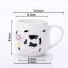 Ceramic Cartoon Animal Milk Mug Cute Cow Coffee Cup Creative Home Milk Tea Cup Office Tea Cup Children's Holiday Gift Mugs
