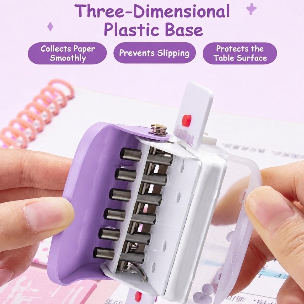 Multi Holes Mini Hole Puncher Portable Hole Punch Machine Hole Punch Tool DIY Craft Project