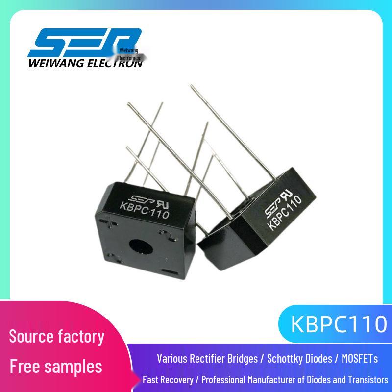 SEP KBPC110 Single-Phase Bridge Rectifier, 2A/1000V