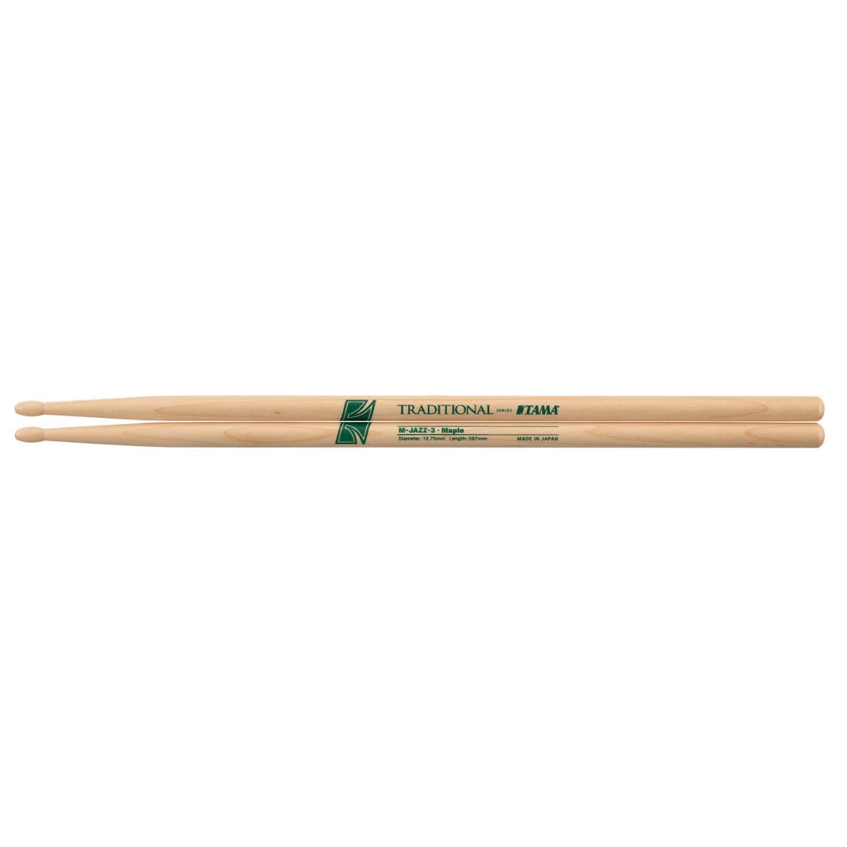 

TAMA Maple Stick Matte Finish Diameter 397mm Length 12.75mm M-JAZZ-3