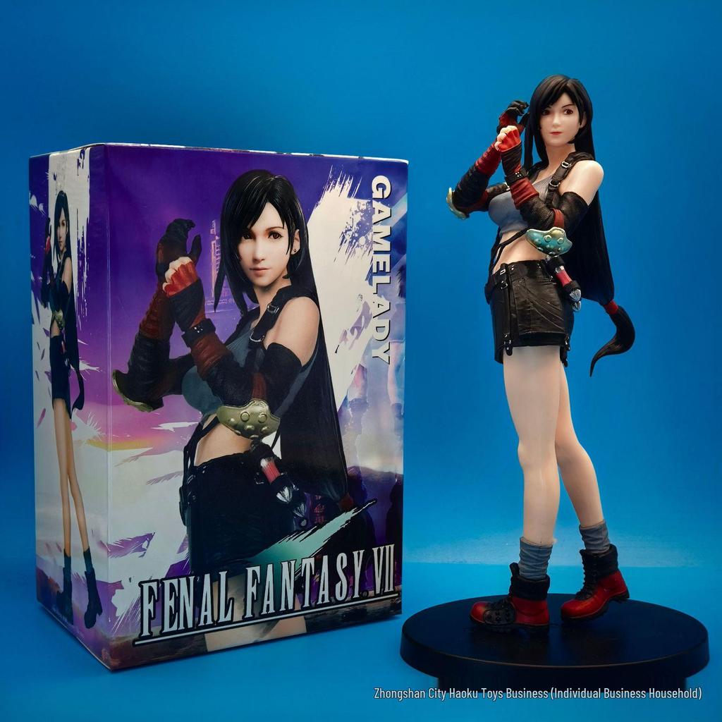 Tifa Lockhart Fighting Goddess Desktop Figurine - Final Fantasy VII Bishoujo Ornament