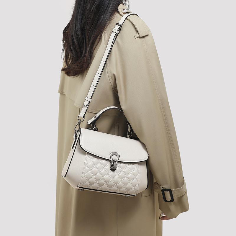 

Handbag Leather Atmospheric Mother Bag Women S Bag Light Luxury High-End Messenger Bag Luggage