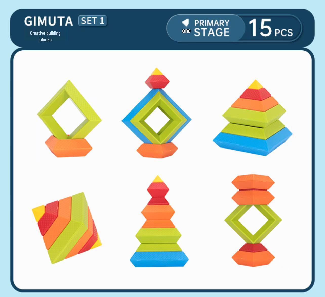 

Креативный 3D набор строительных блоков «Пирамида Башня Лубаня» для укладки